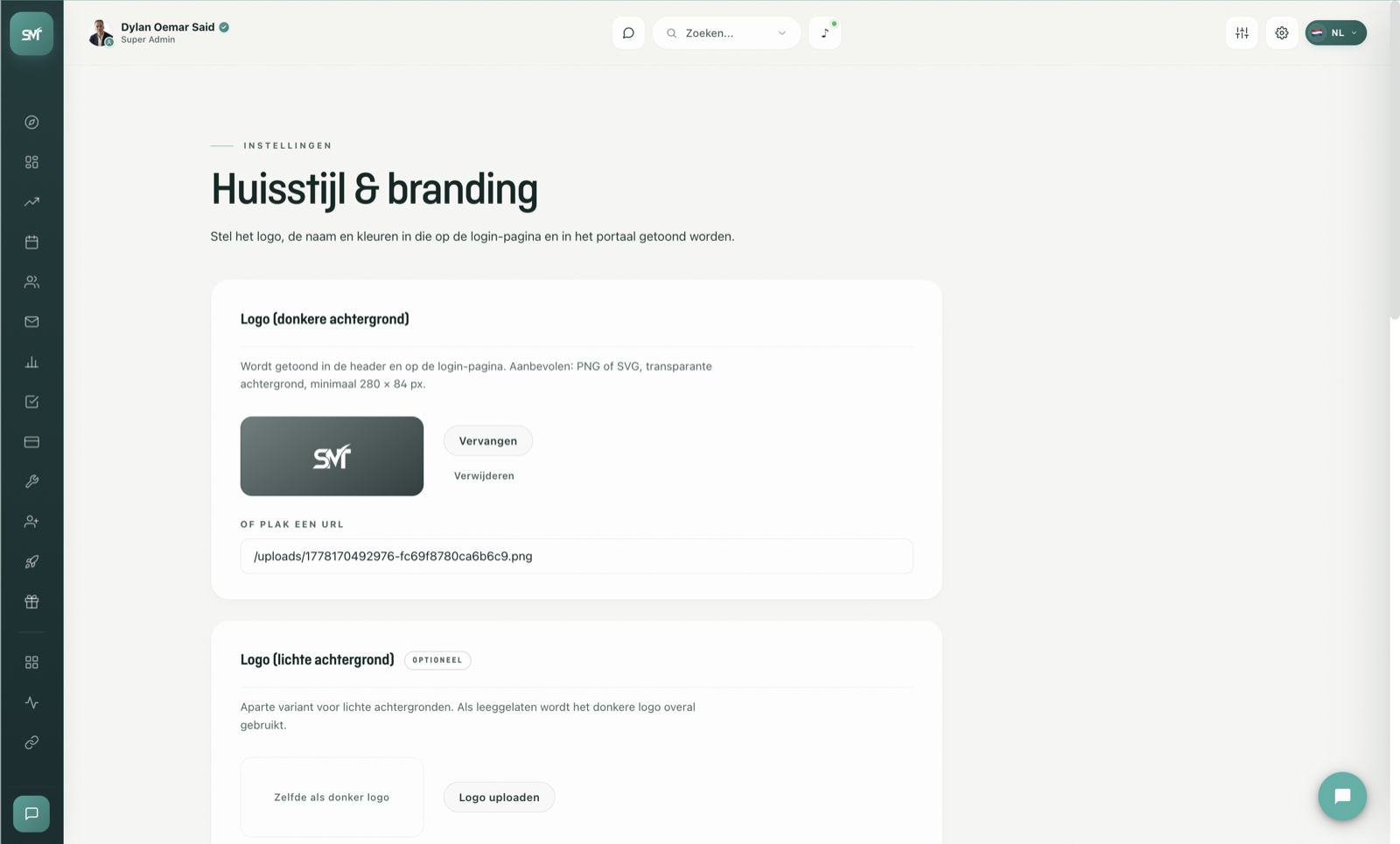 Whitelabel branding
