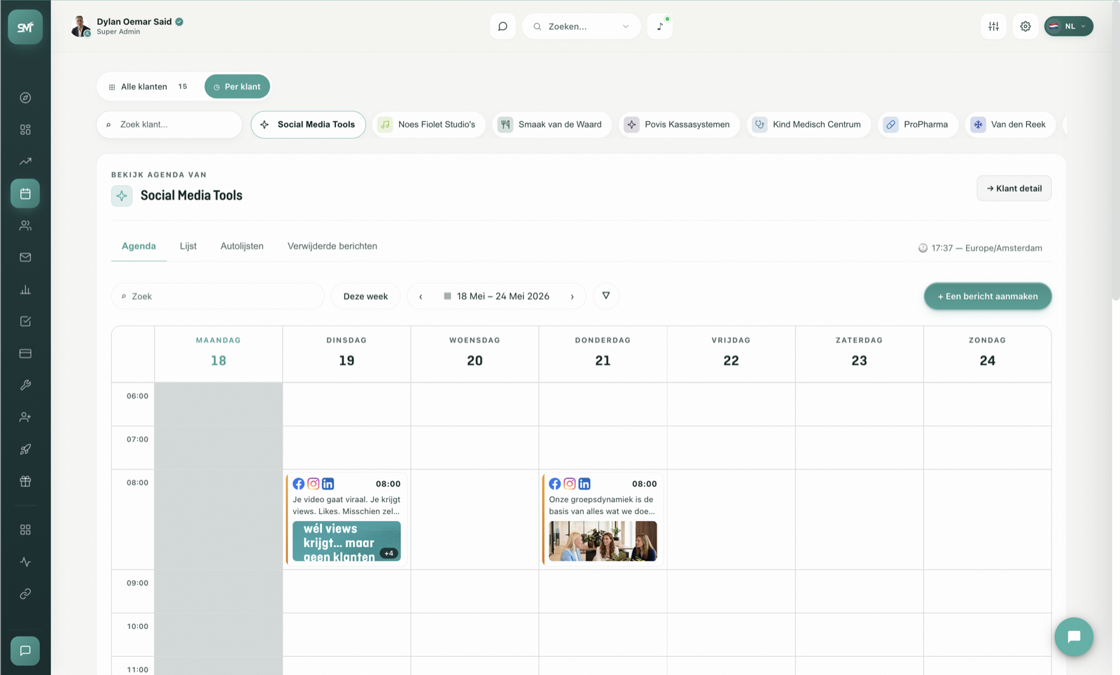 Content kalender